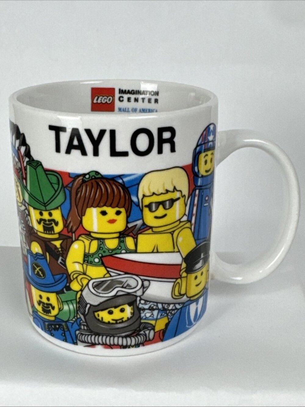 1998 Lego Taylor Mall of America Minifigure 10oz Mug ceramic coffee cocoa cup